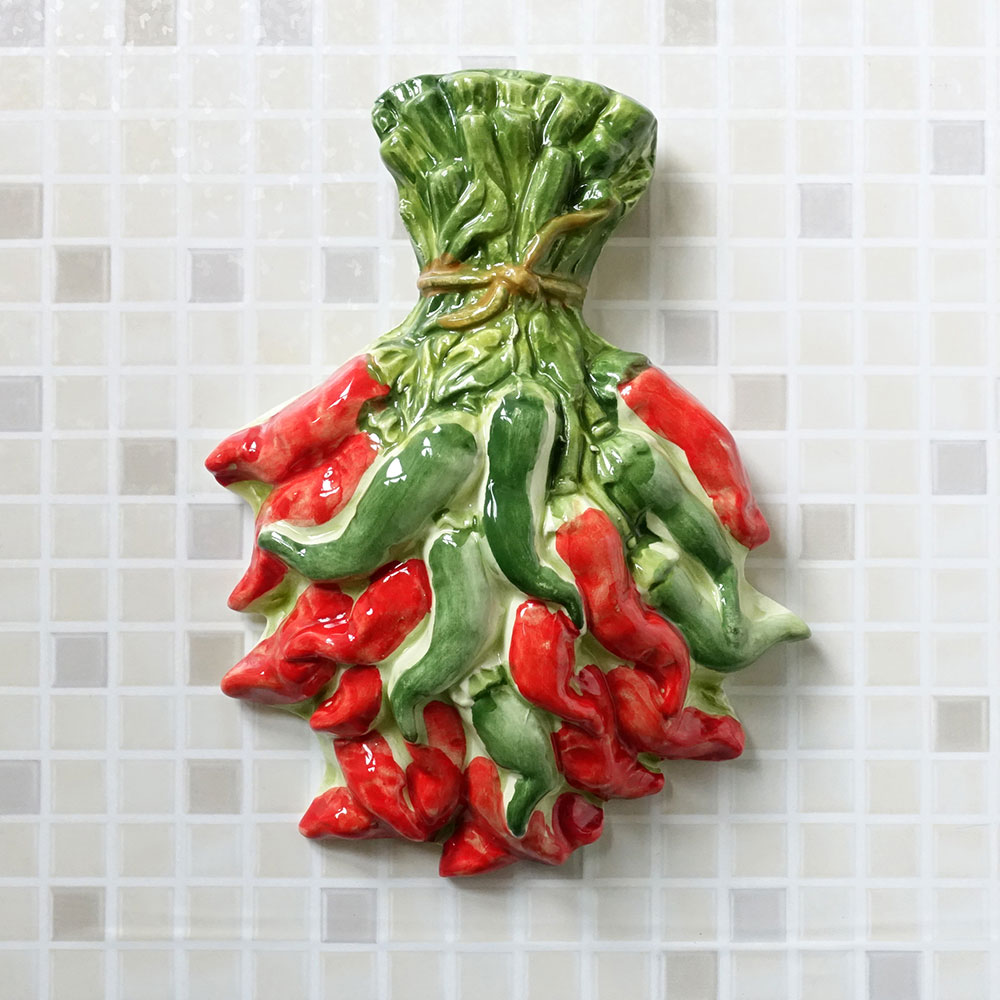楽天市場】イタリア製 唐辛子 お洒落 壁掛け インテリア アート