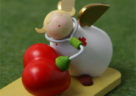 ギュンターライヘルguenter_reichel,木のおもちゃがりとん