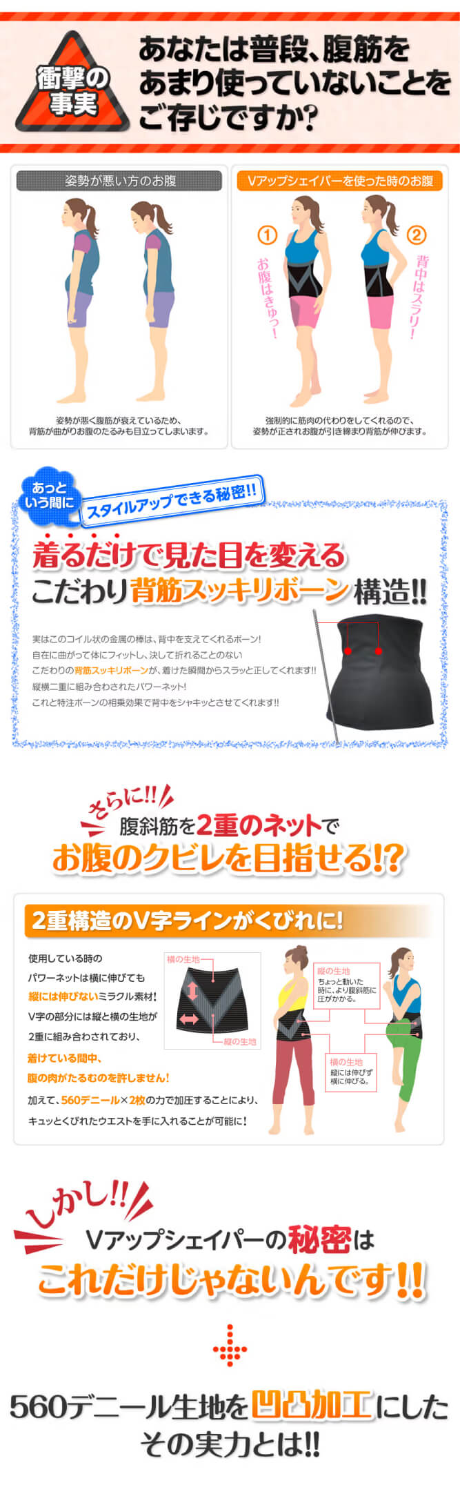 楽天市場】【公式】 正規店 ヒロミ監修！『Vアップシェイパー』 2枚