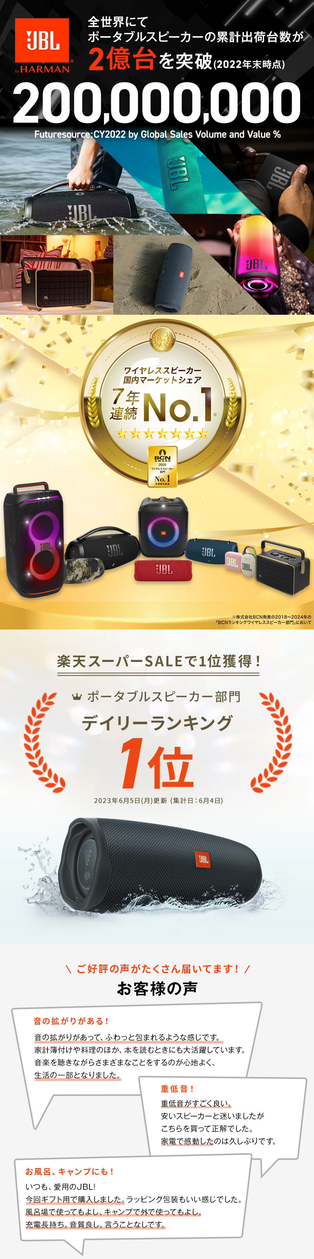 楽天市場】☆クーポンで40％OFF3/1〜【公式限定】JBL Bluetooth