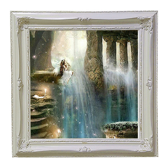 楽天市場】天使 妖精 絵画 オン ジ エッジ オブ ザ ワールド （世界の