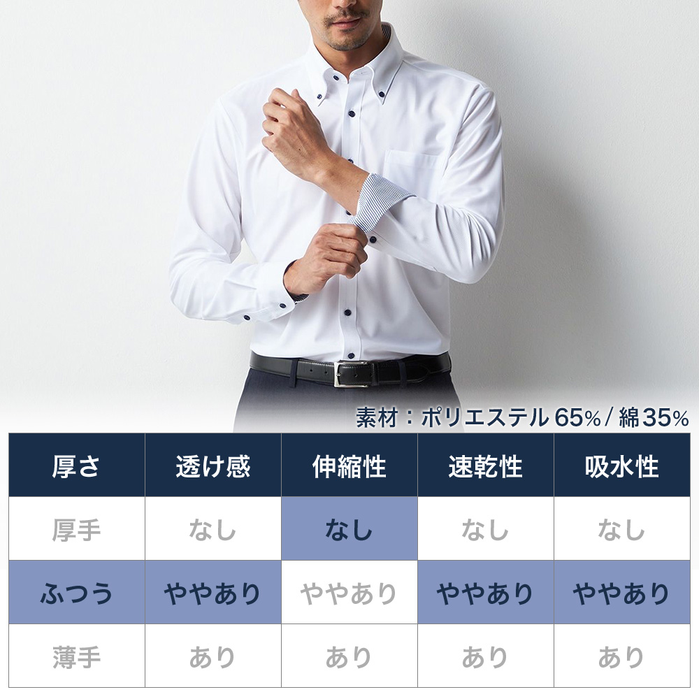 楽天市場】【ORIHICA公式】形態安定 ワイシャツ 3枚セット 抗菌防臭