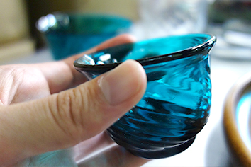 倉敷ガラス ぐいのみ