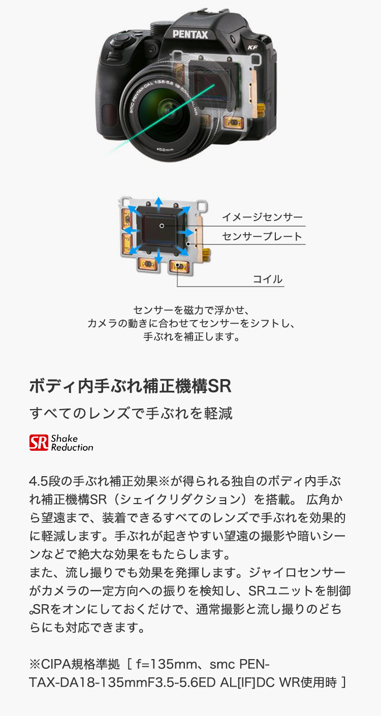 楽天市場】【公式店】PENTAX KF ボディ ブラック（ペンタックス