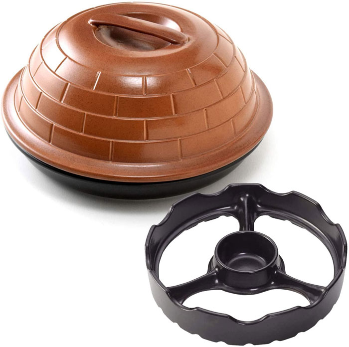 楽天市場】村の鍛冶屋ピザ窯26cm＋ガスコンロ用焼き台セット［MK