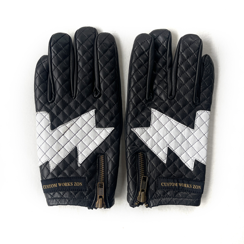 楽天市場】ZONオリジナル レザーグローブ サンダー 手袋 本革バイク