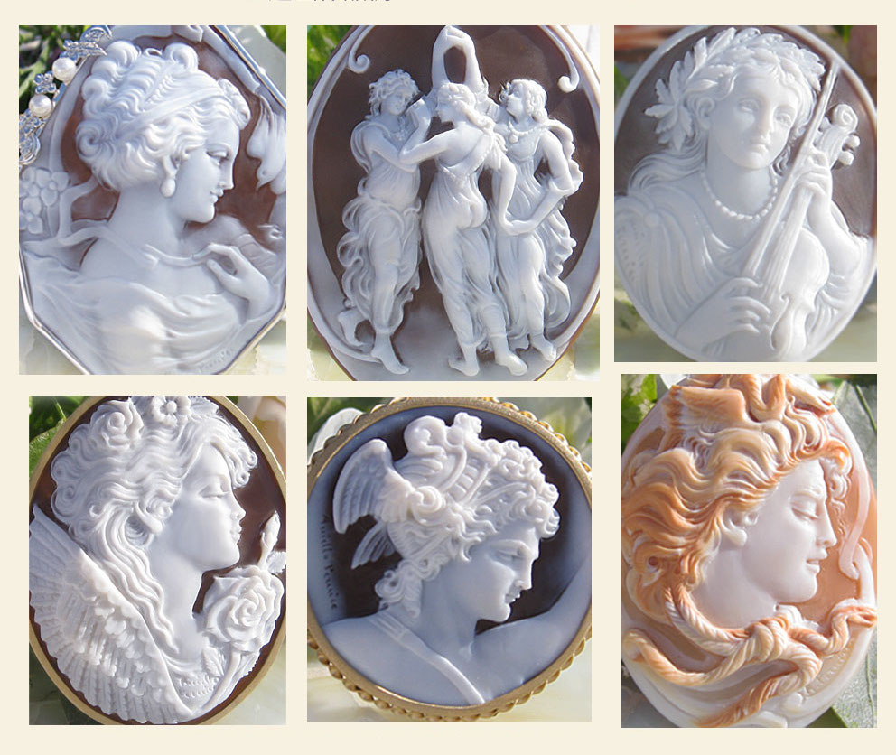 カメオ界の巨匠マエストロ・アニエロ・ペルニーチェ氏のシェルカメオ