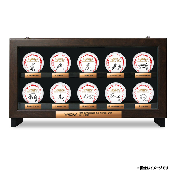 4/4(金)】2025シーズンホーム開幕スタメン直筆サインボールセット