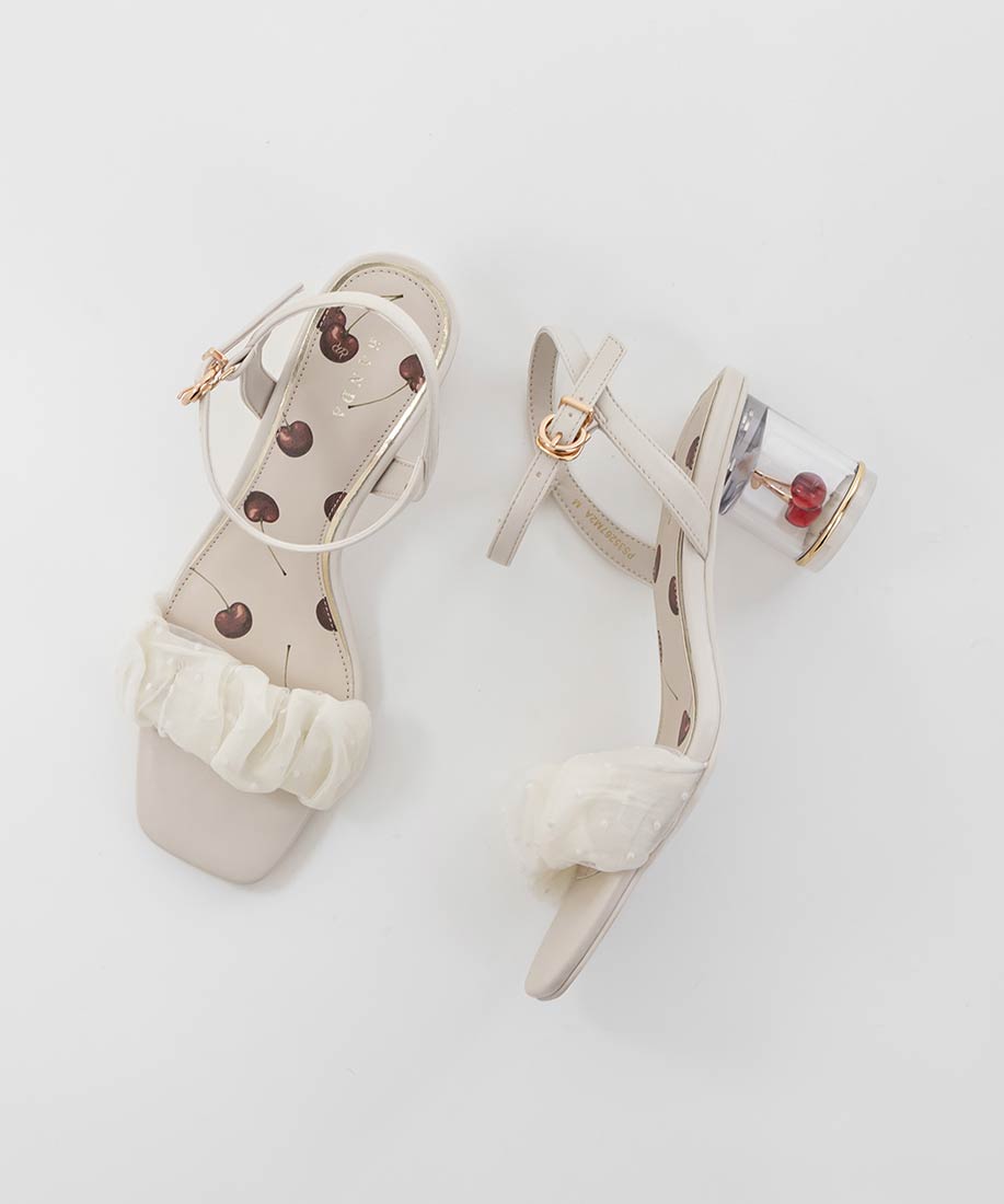 Cherry Collection】チェリーヒールストラップサンダルRANDA公式サイト