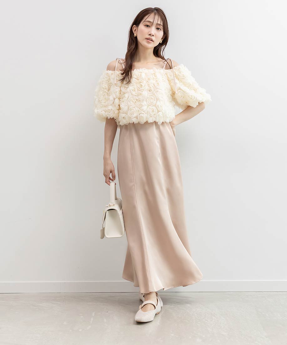 SALE】3DフラワーブラウスセットキャミワンピースRANDA公式サイト