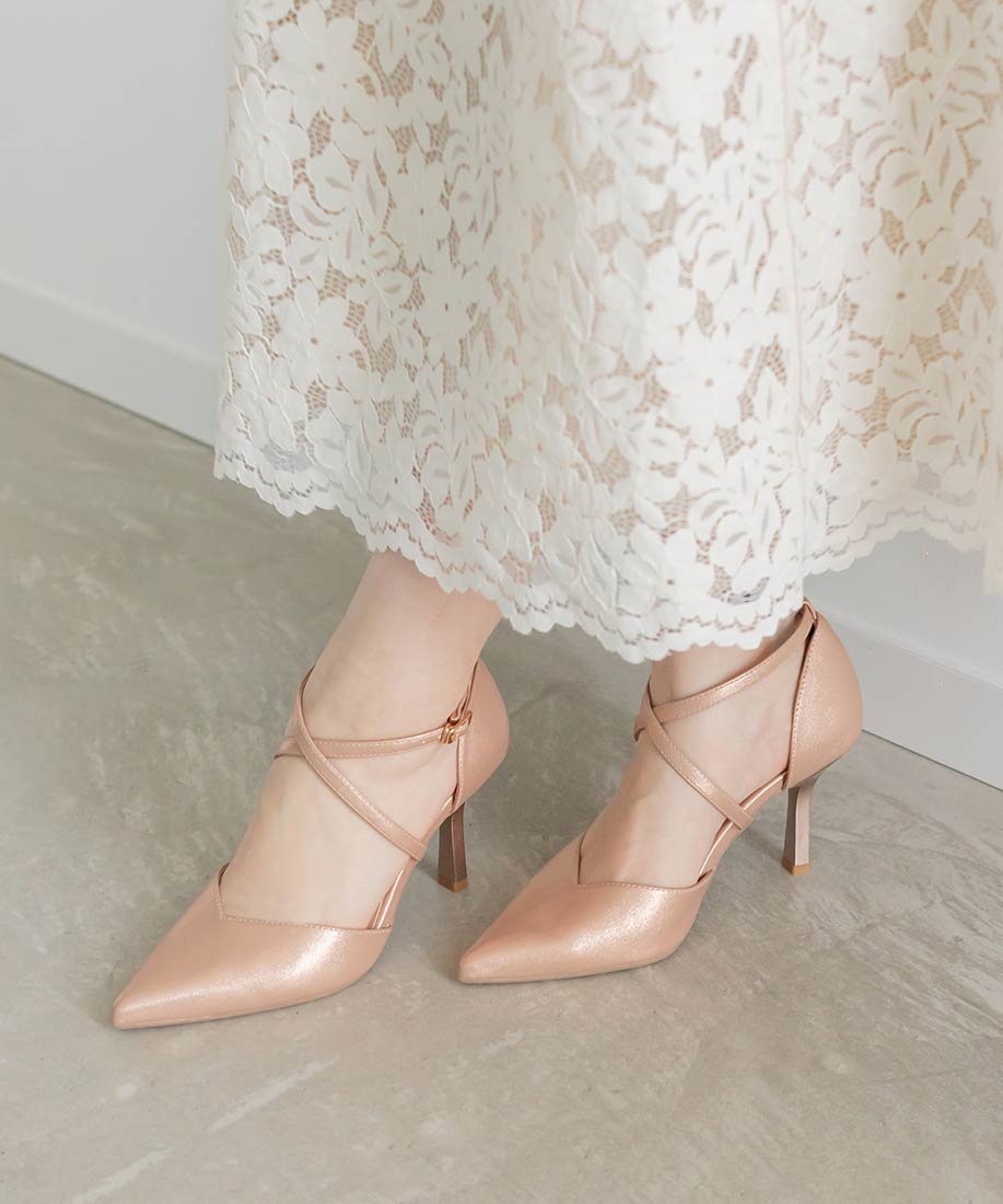 SALE】ソフト クロスストラップセパレートパンプスRANDA公式サイト