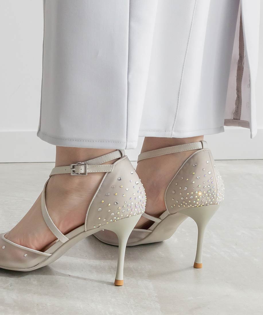 SALE】クロスストラップビジューパンプスRANDA公式サイト