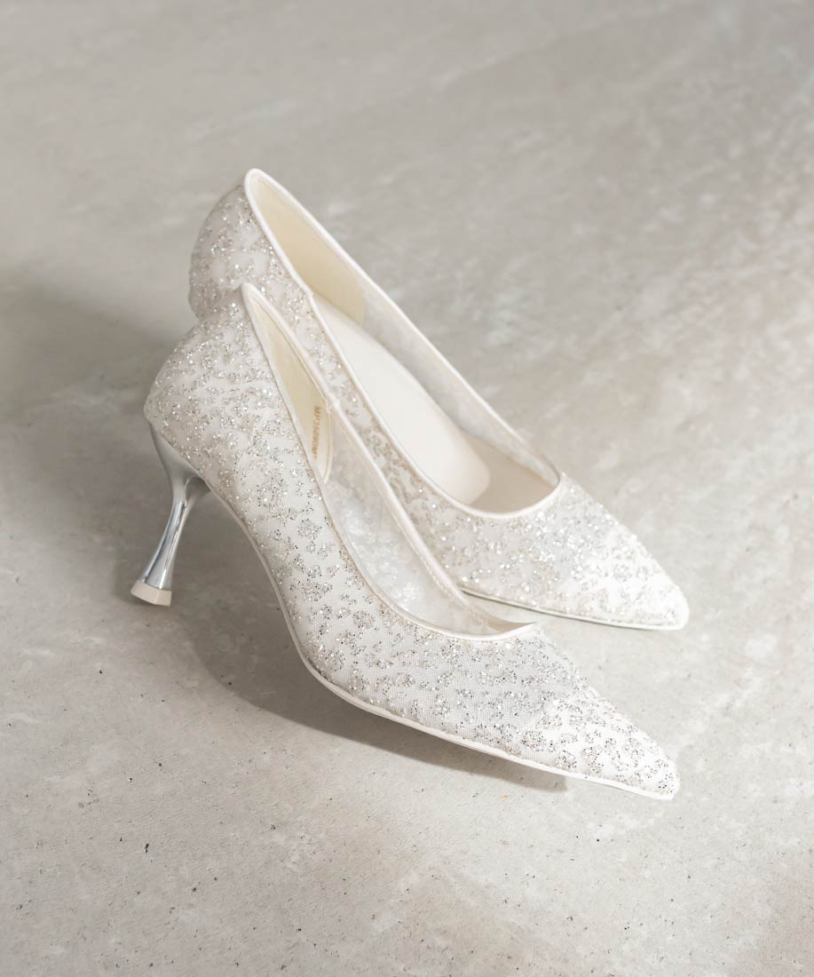 グリッターチュールパンプスRANDA公式サイト