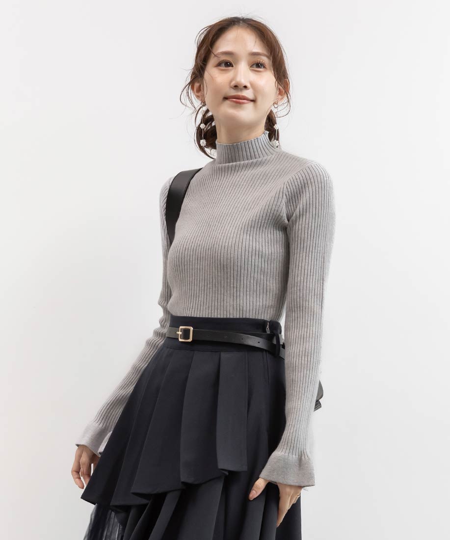 SALE】フリルリブニットプルオーバーRANDA公式サイト