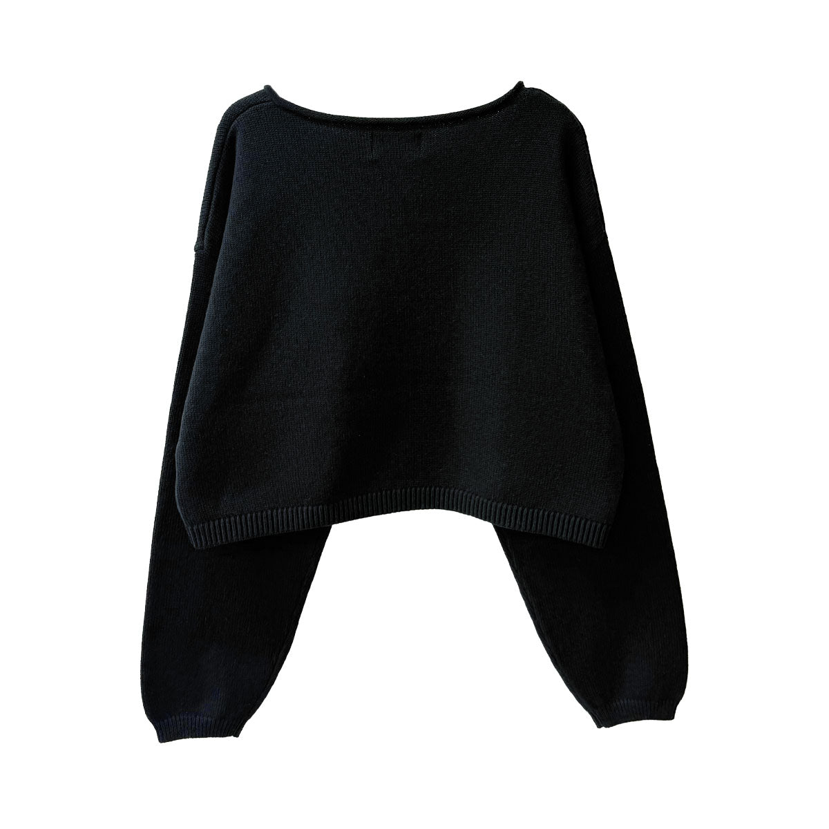 CLANE COTTON SHORT KNIT TOPSブラック2サイズ新品 クラネ CLANE