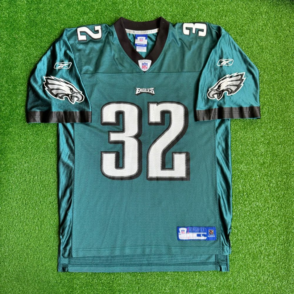 00's Michael Lewis Philadelphia Eagles Green Reebok NFL Jersey