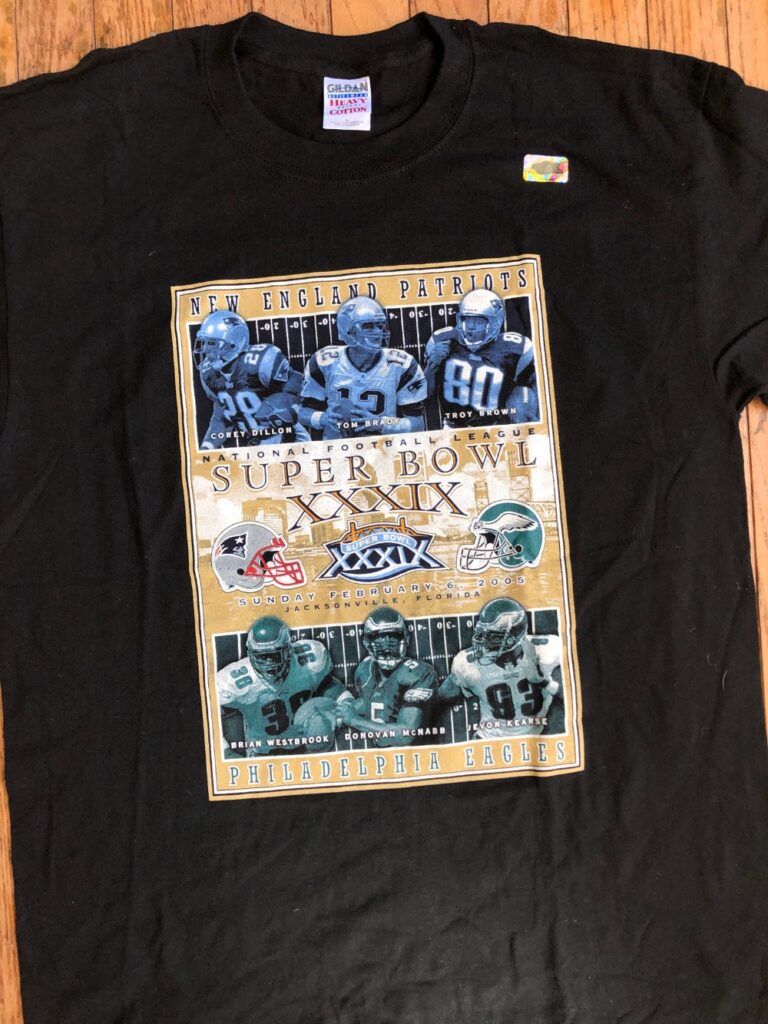 2005 Philadelphia Eagles VS New England Patriots Super Bowl Player