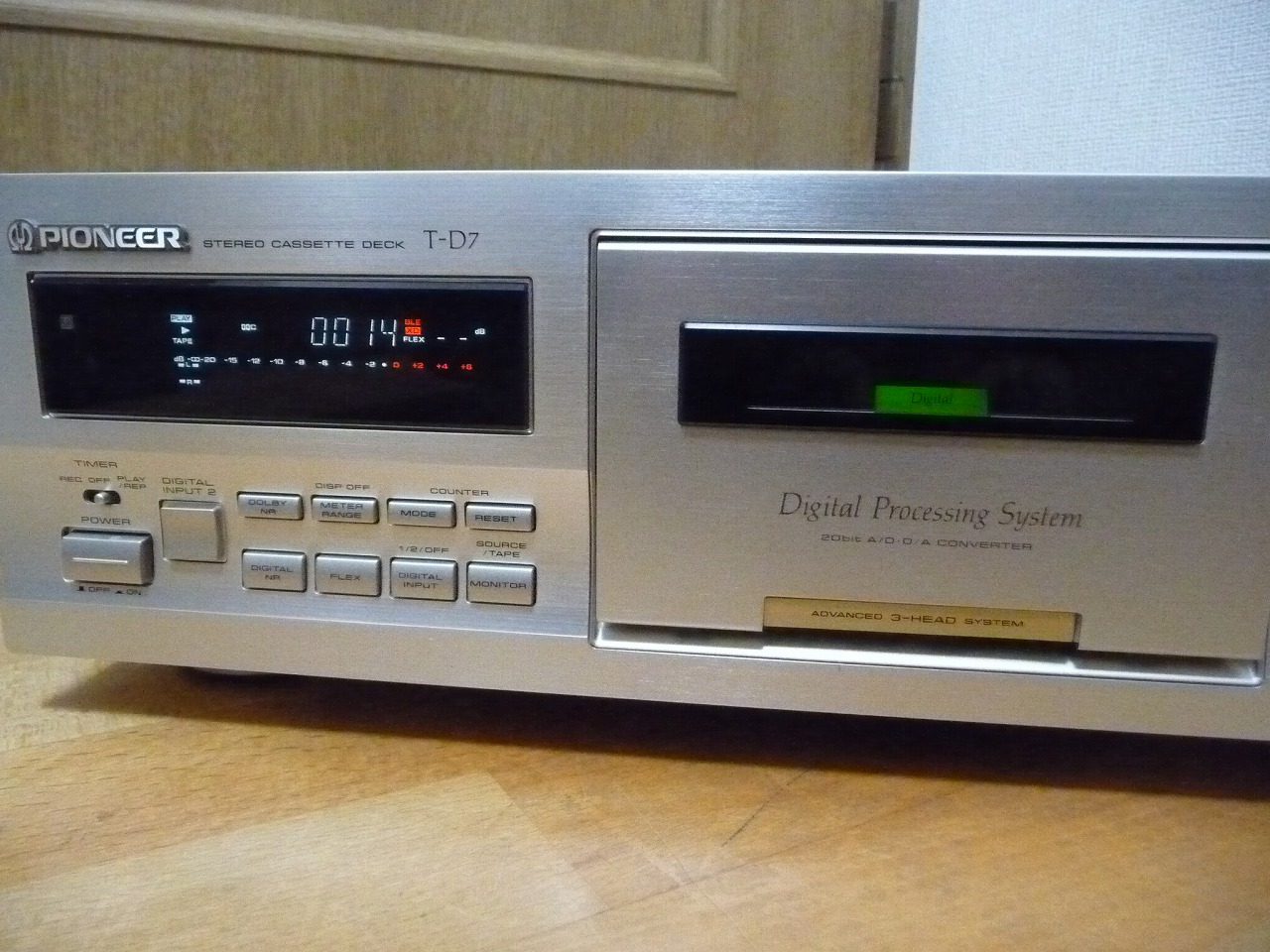 カセットデッキ Pioneer T-D7 パイオニア 3ヘッド シングル デジタル