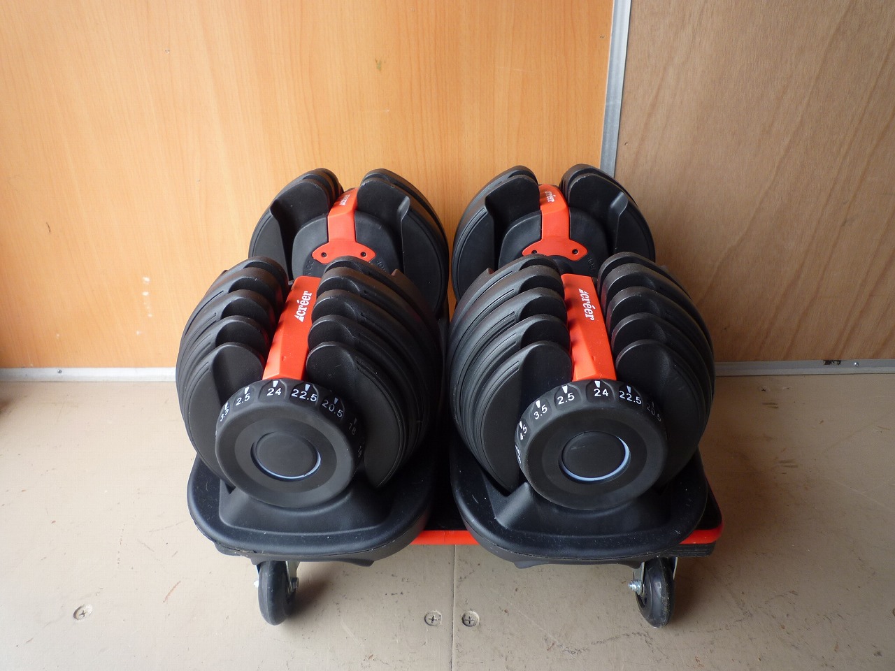 アジャスタブル ダンベル Creer クレエ 2.5～24kg 2個 48kg セット