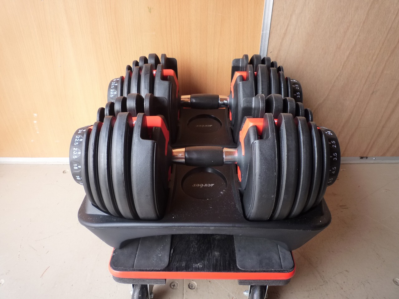 アジャスタブル ダンベル Creer クレエ 2.5～24kg 2個 48kg セット