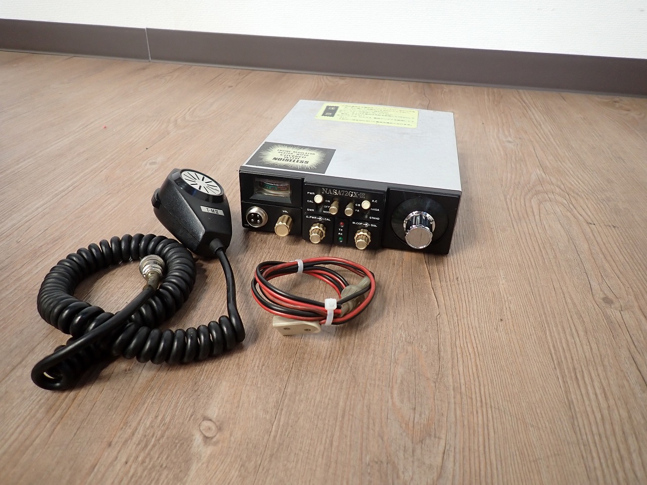 無線機 NASA 72GX-II NSC106 銀ナサ 72GX-2 DC13.8V マイク T-MⅡ