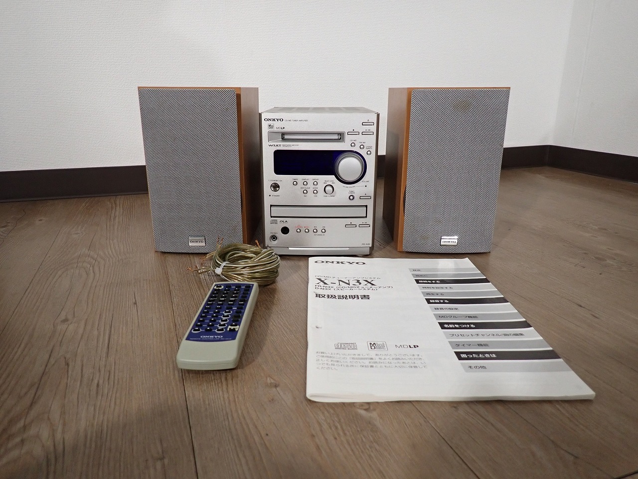 CD MDコンポ ONKYO X-N3X FR-N3X D-N3X オンキヨー チューナー アンプ