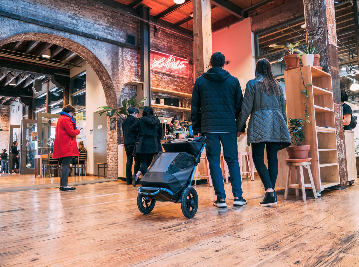 アッパー・マーケットバッグ - 公式バーレー(Burley)自転車用