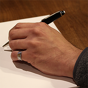 ナバホ族 Pat Bedonie 1/4” 14K サンバースト リング 4号 【送料無料】