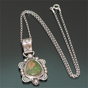 NAVAJO/ナバホ族 Running Bear Studio/ランニング ベアー ターコイズ