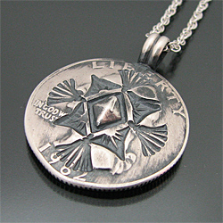 NAVAJO/ナバホ族 Gary Reeves/ゲーリー・リーブス 25￠コイン スタンプ