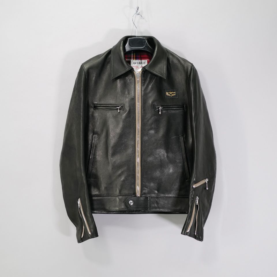 ルイスレザー ドミネーターTF 36　シープスキン Lewis Leathes（ルイスレザー） ドミネーター グリーン系 シープスキン