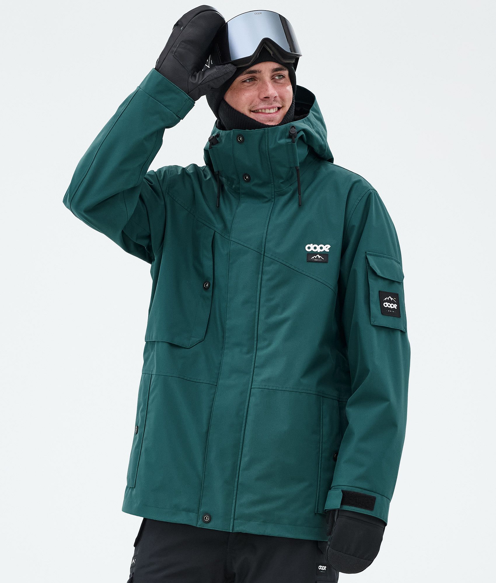 Dope Adept Snowboard Jacket Men Bottle Green | Ridestore.com