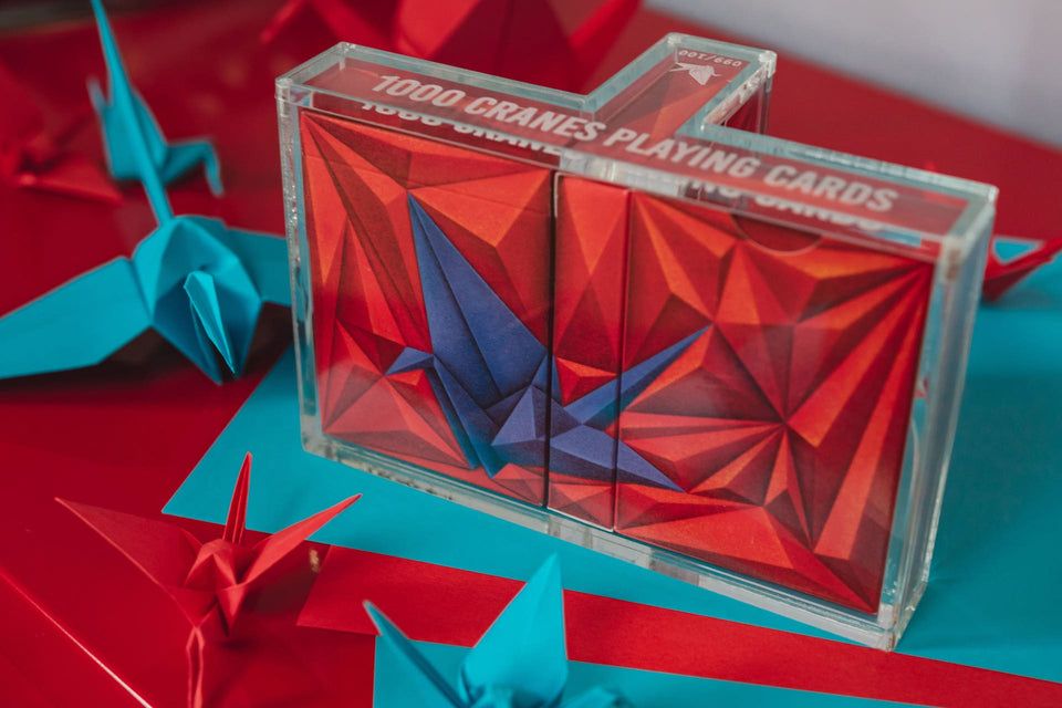 1000 Cranes – Riffle Shuffle Playing Card Co