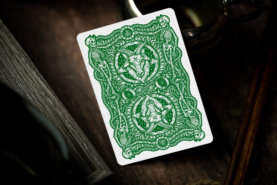 666 Playing Cards - Purple Inferno – Riffle Shuffle Playing Card Co