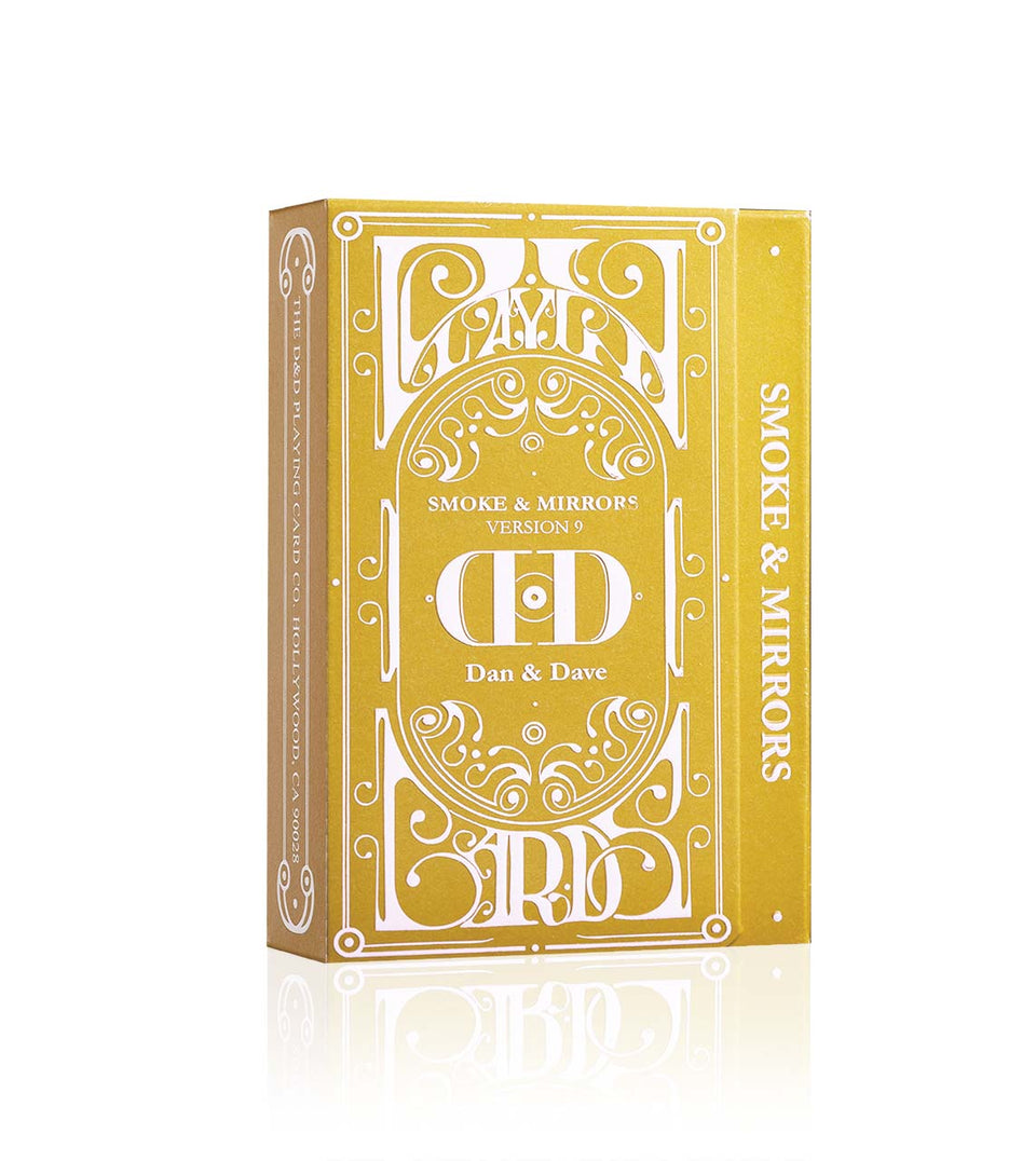 Smoke & Mirrors V9 - Gold Edition Playing Cards - Riffle Shuffle