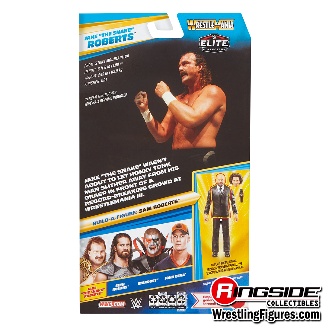 Jake Roberts (WM3) - WWE Elite WrestleMania 42 Toy Wrestling