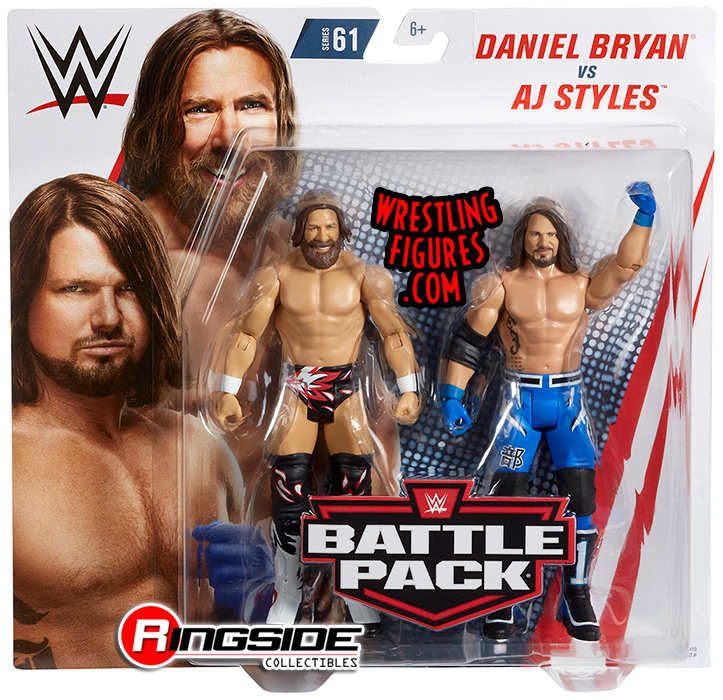 AJ Styles & Daniel Bryan - WWE Battle Packs 61 WWE Toy Wrestling