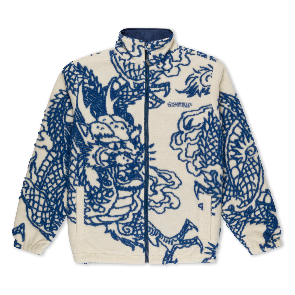 Haku Reversible Jacket (Off White/Navy) – RIPNDIP