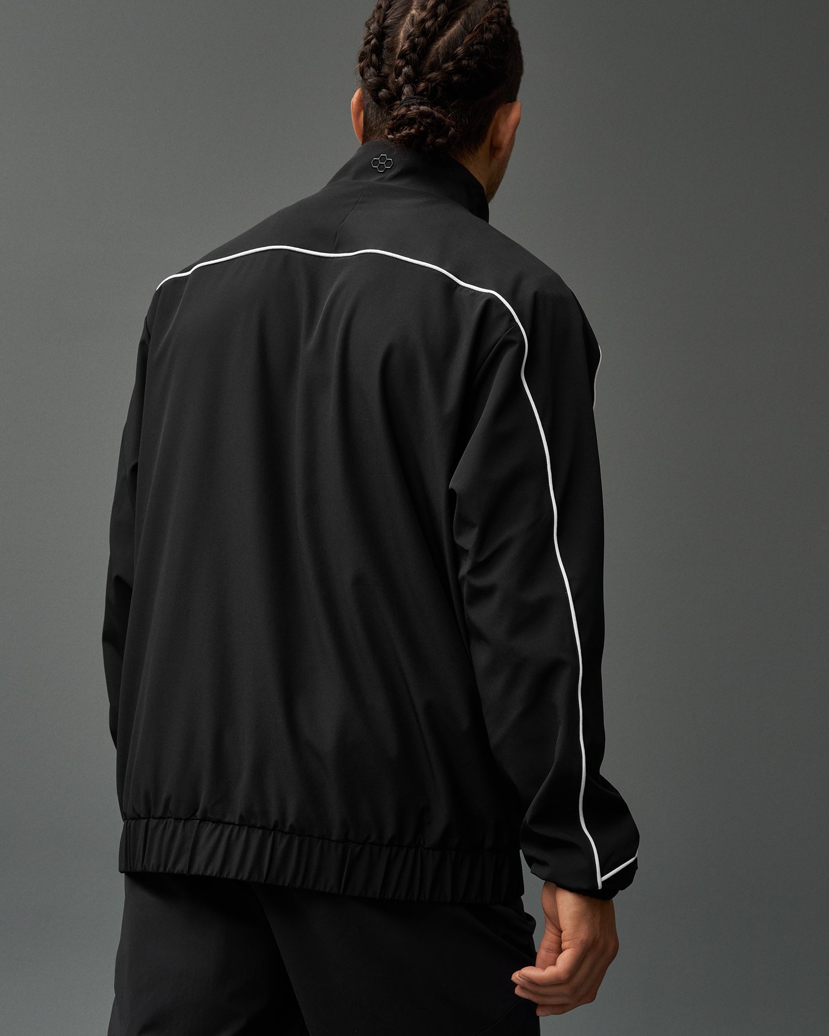 RUDIS 1/4 Zip Windbreaker - Black - Weathering the Storm