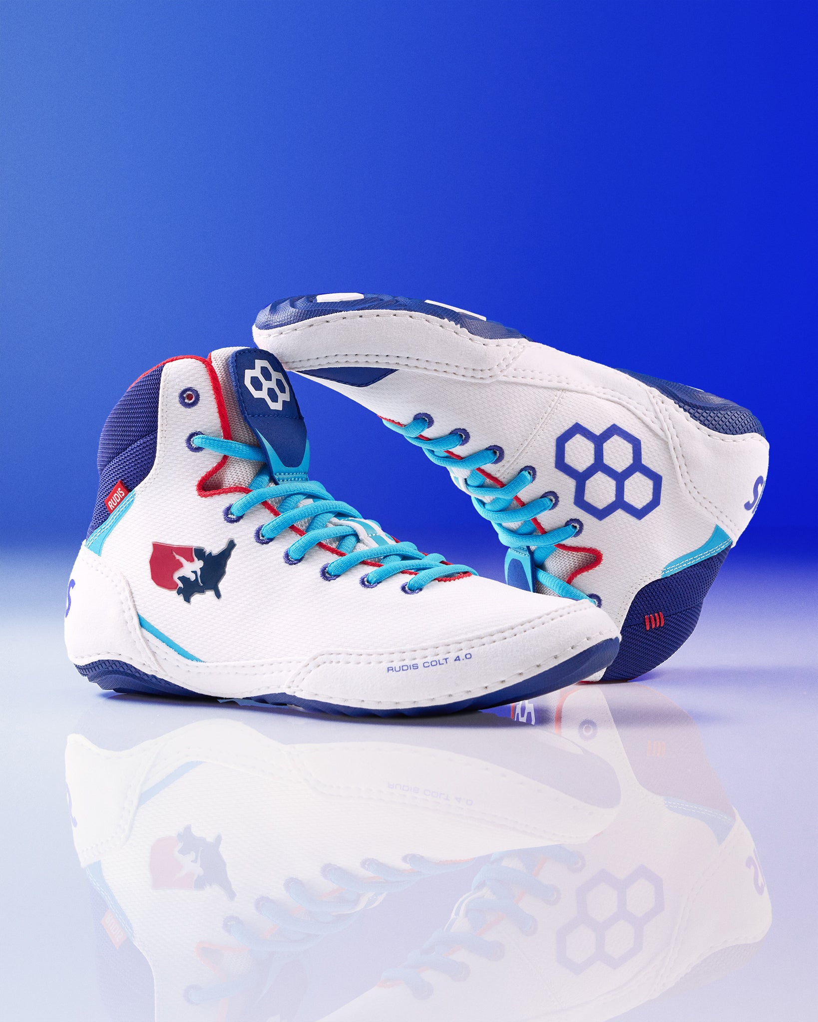 RUDIS Colt 4.0 Youth Wrestling Shoes - USA - Official USA