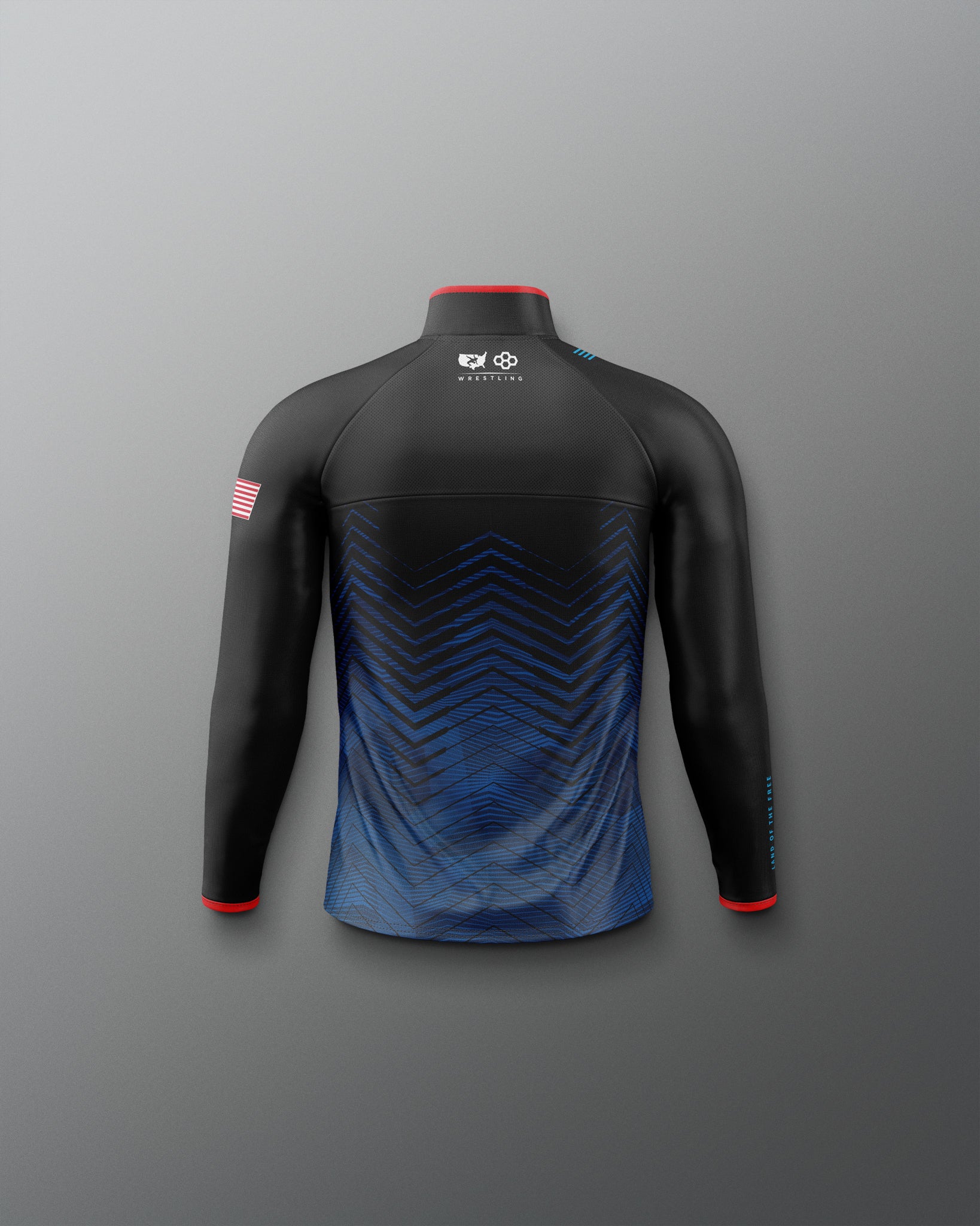 Youth Sublimated 1/4 Zip - Official USA Wrestling Gear | RUDIS