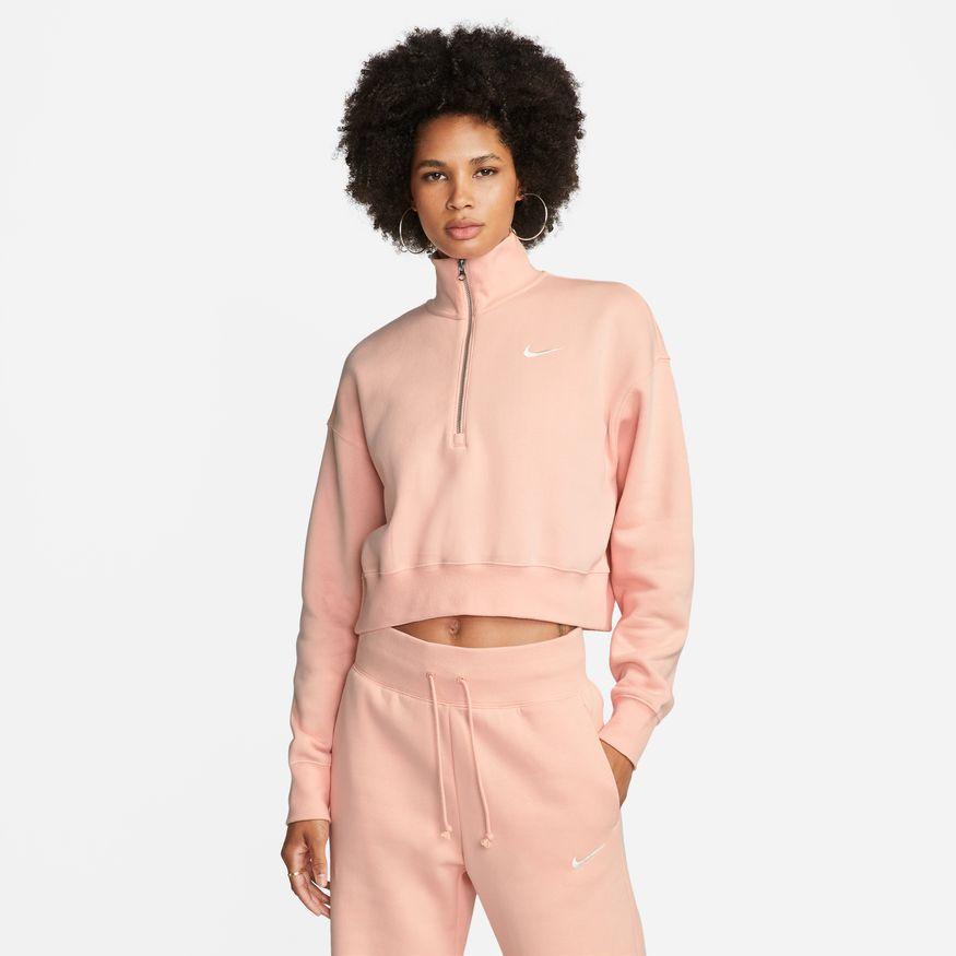 Women's Nike Sportswear Phoenix Fleece Oversized 1/2-Zip Crop
