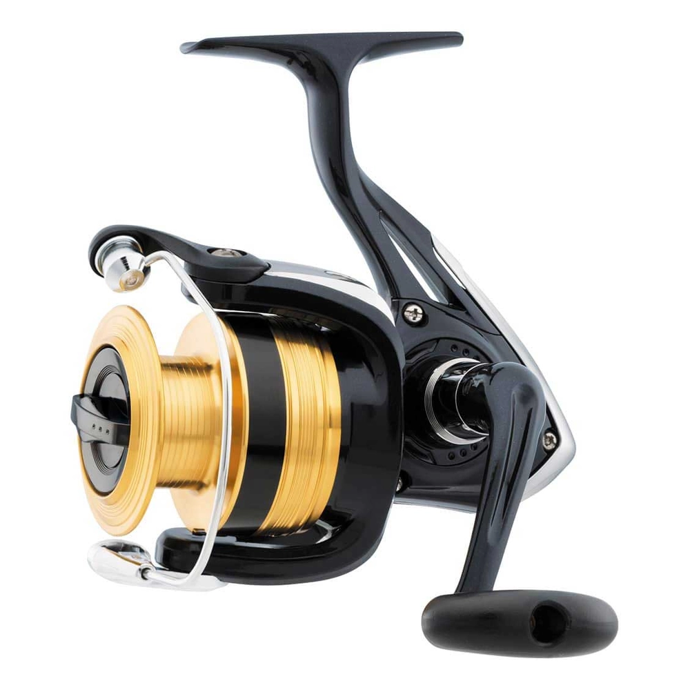 Daiwa Sweepfire 1000 Spinning Reel - Black And Gold, 2 Bearings, 6