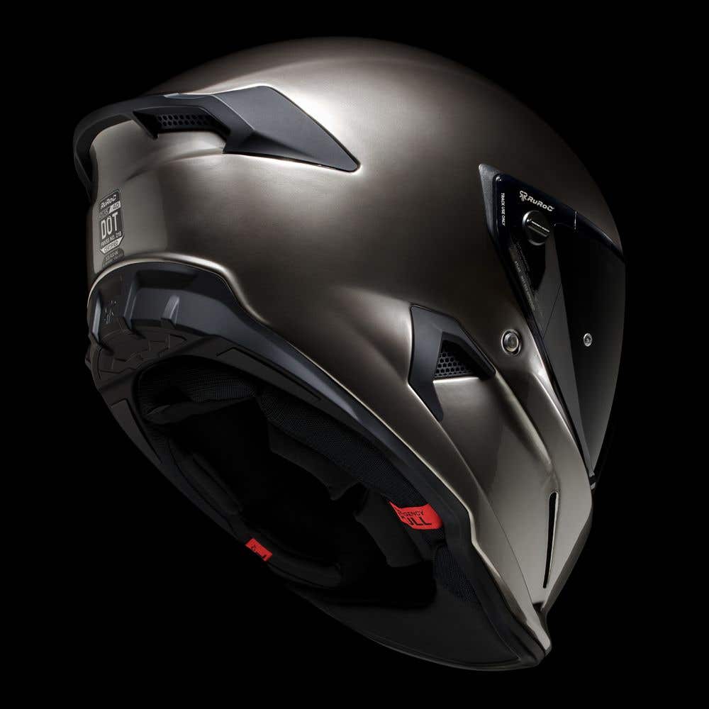 AT4.0 Titanium | Full Face Bluetooth Motorcycle Helmets | Ruroc