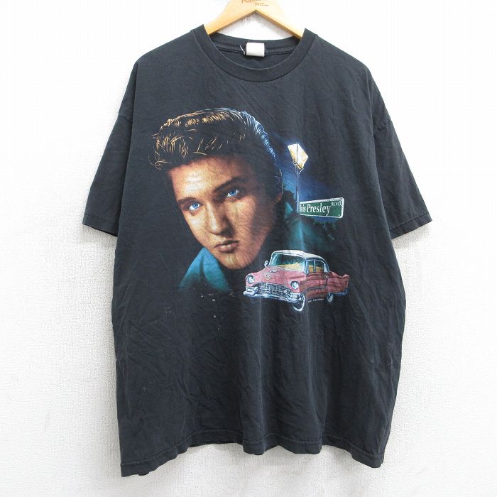 古着通販 XL☆古着 半袖 ビンテージ ロック バンド Tシャツ メンズ 90