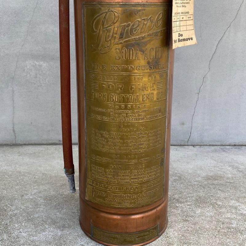 VINTAGE ANTIQUE FIRE EXTINGUISHER ヴィンテージ アンティーク 消火器