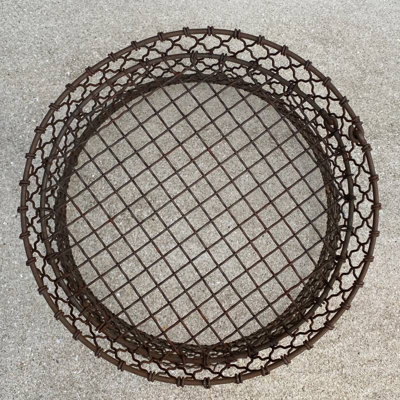 VINTAGE ANTIQUE WIRE BASKET ヴィンテージ アンティーク ワイヤー
