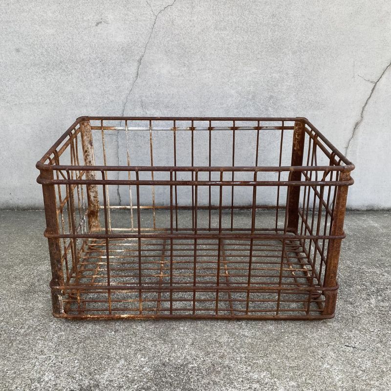 VINTAGE ANTIQUE WIRE BASKET ヴィンテージ アンティーク ワイヤー