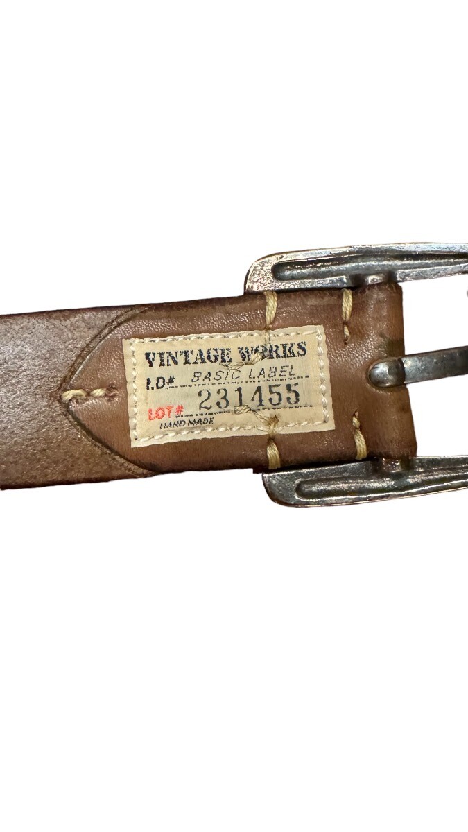 VintageWorks ヴィンテージワークス BELT ベルト KHAKI - PHILLIP66