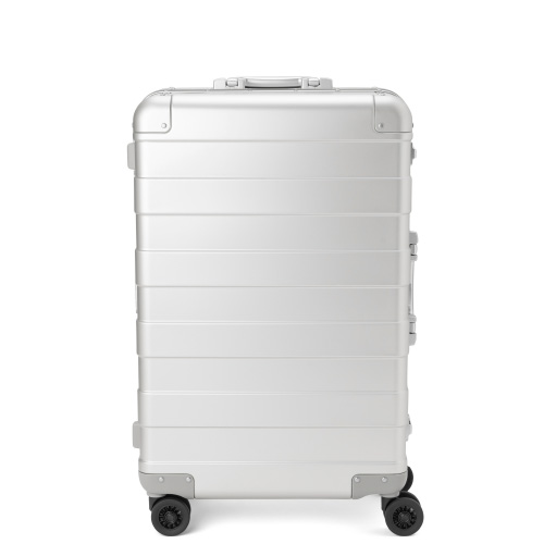 3-5泊] 無印 アルミハードキャリーケース 60L アルミニウム 4輪 MUJI